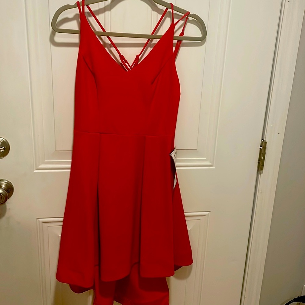 B. Darlin bright red dress